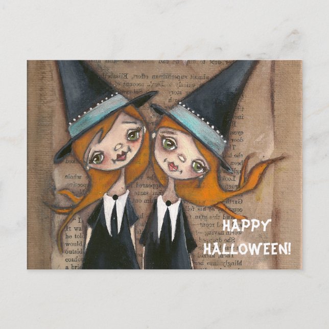 Wir selbst - Halloween Postcard Postkarte (Vorderseite)