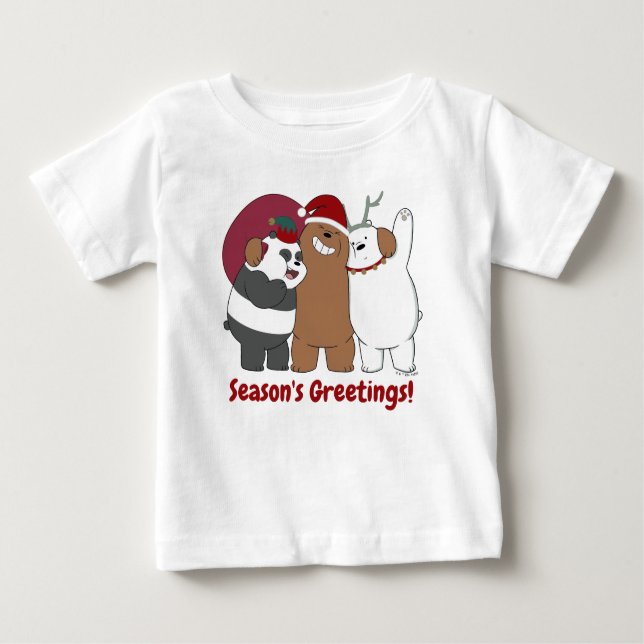Wir seltene Bären - Grüße der Saison Baby T-shirt (Vorderseite)