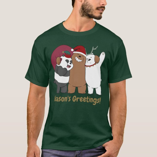 Wir seltene Bären - Grüße der Saison T-Shirt (Vorderseite)