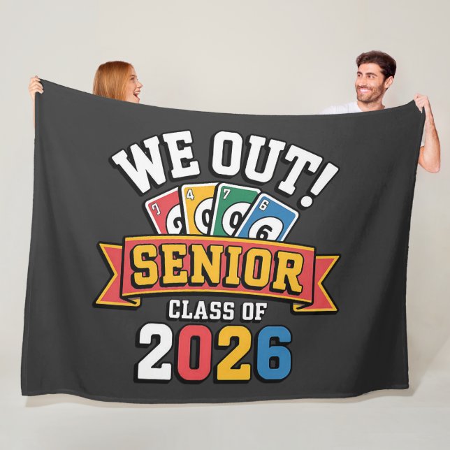 Wir Seniorenklasse 2026 Fleecedecke (Beispiel)