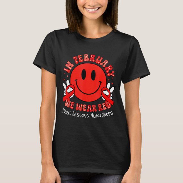 Wir Shirt Februar Rot Chd Bewusstsein Herz (Vorderseite)