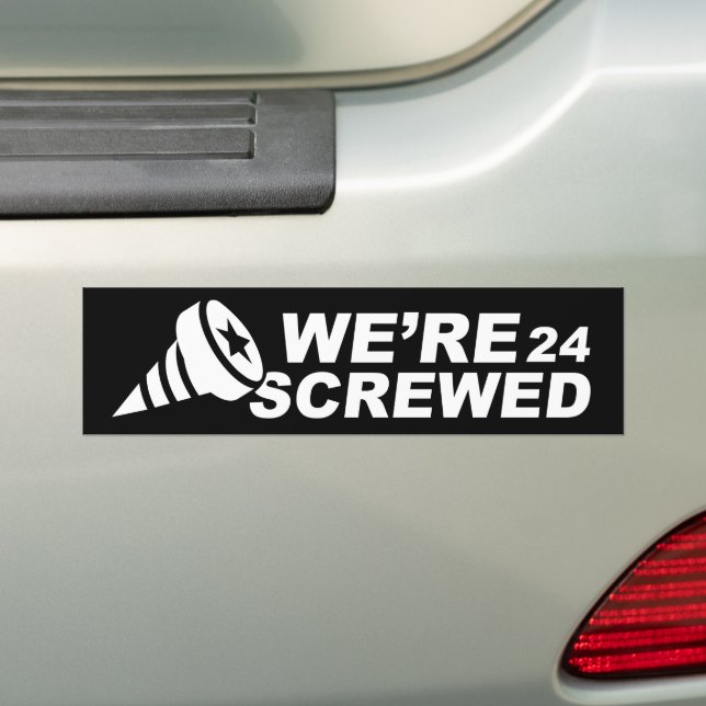 Wir sind 2024 abgeschirmt autoaufkleber (Auf Auto)