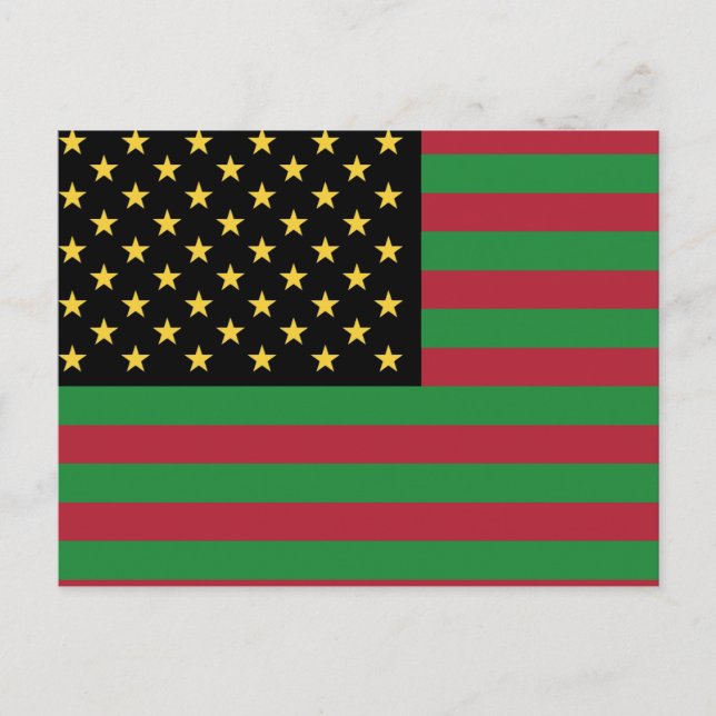 Wir sind alle Amerika - Afrikaner und Amerikaner Postkarte (Vorderseite)