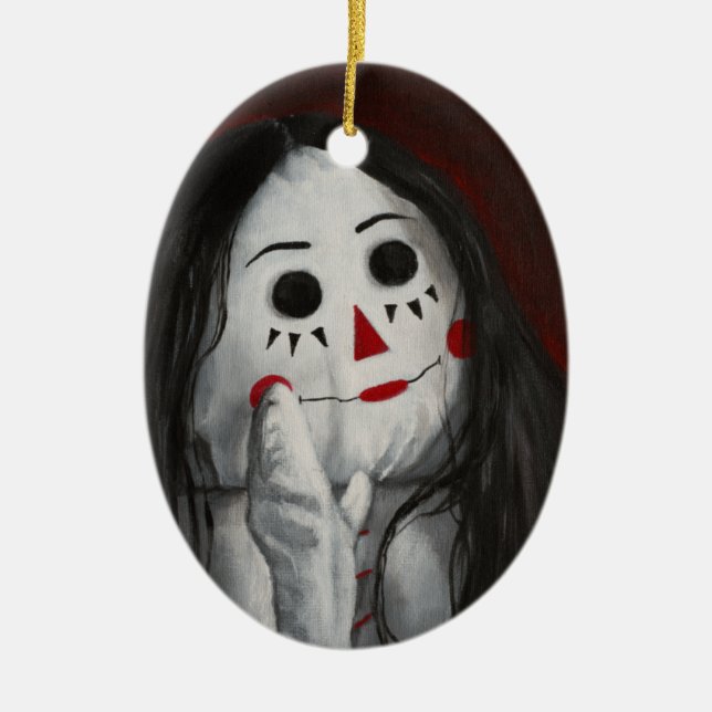 Wir sind alle Dolls hier II Keramik Ornament (Vorne)