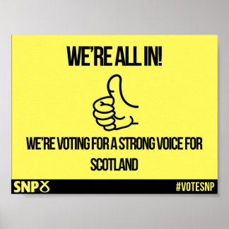 Wir sind alle drin - SNP Poster