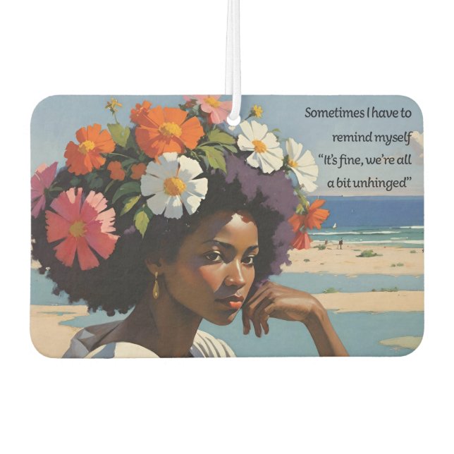 Wir sind alle ein bisschen aufgeblasen - lustig autolufterfrischer (Vorderseite)