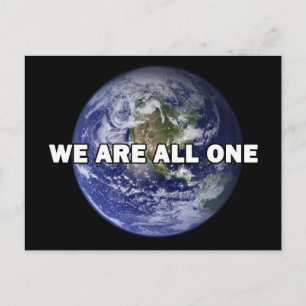 Wir sind alle eins postkarte