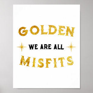 Wir sind alle goldene Außenseiter Vegas Hockey  Poster