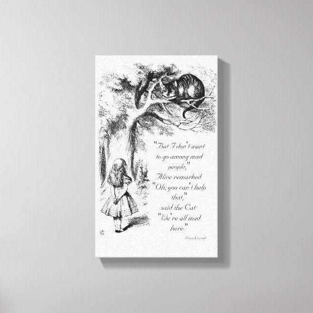 Wir sind alle hier. leinwanddruck (Vorderseite)