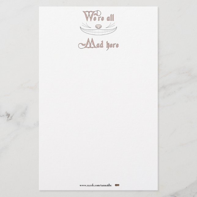 Wir sind alle hier wütend briefpapier (Vorderseite)