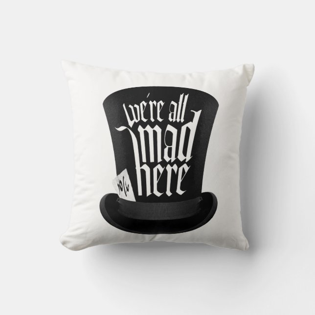 Wir sind alle hier wütend kissen (Vorderseite)