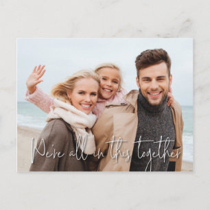 Wir sind alle in diesem gemeinsamen Foto der Freun Postkarte