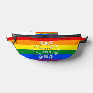 Wir sind alle menschlich LGBTQ Stolz-Monat Bauchtasche