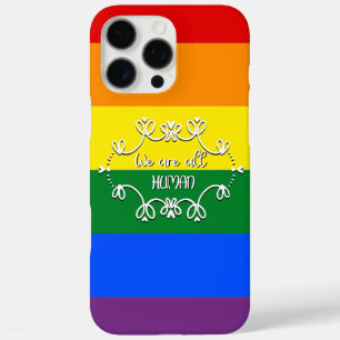 Wir sind alle menschlich LGBTQ Stolz-Monat iPhone 16 Pro Max Hülle