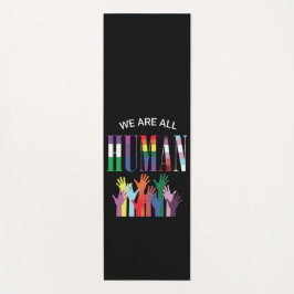 Wir sind alle menschliche farbenfrohe Hände Yogamatte