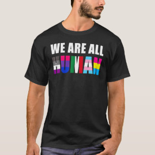 Wir sind alle Mexikaner mit Flaggenrechten T-Shirt