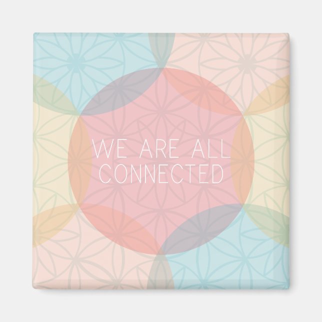 Wir sind alle miteinander verbunden magnet (Vorne)