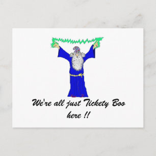 Wir sind alle nur ein tickety Boo... Postkarte