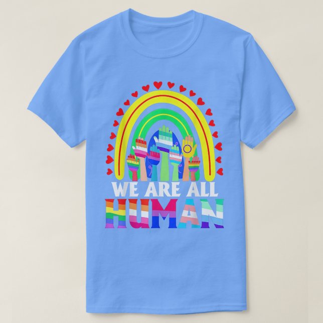 wir sind alle queen Monat Gay Pride  T-Shirt (Design vorne)