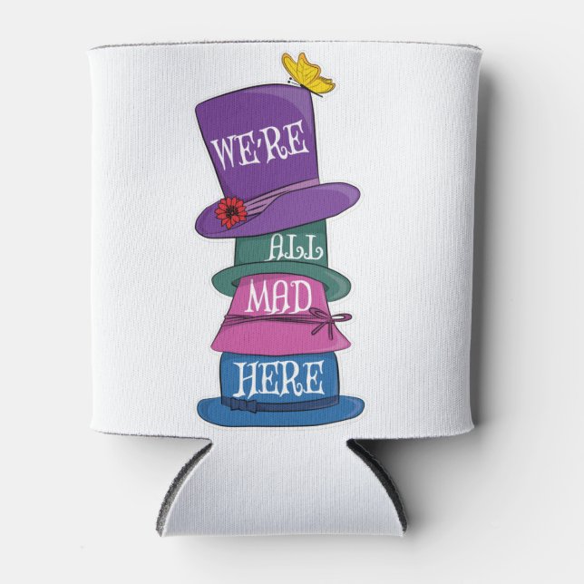 Wir sind alle tot, Mad Hatter Alice im Wunderland Dosenkühler (Vorderseite)