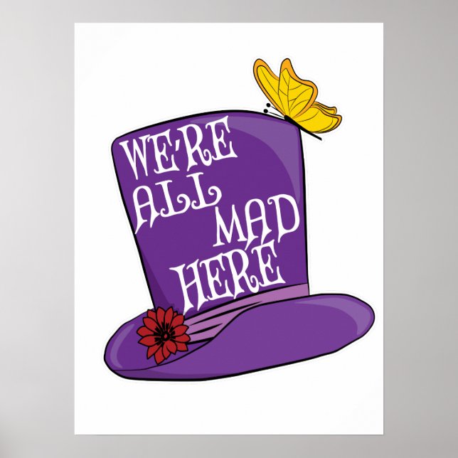 Wir sind alle tot - Mad Hatter Hat Poster (Vorne)