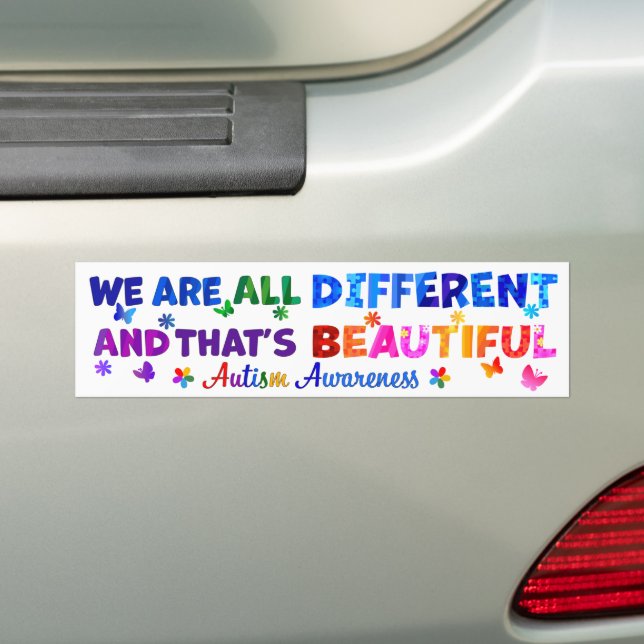 Wir sind alle verschieden autoaufkleber (Auf Auto)