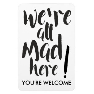 Wir sind alle wütend hier - schwarz magnet