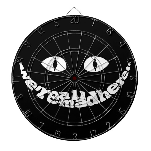 Wir sind alle wütende hier Dartscheibe (vorne)