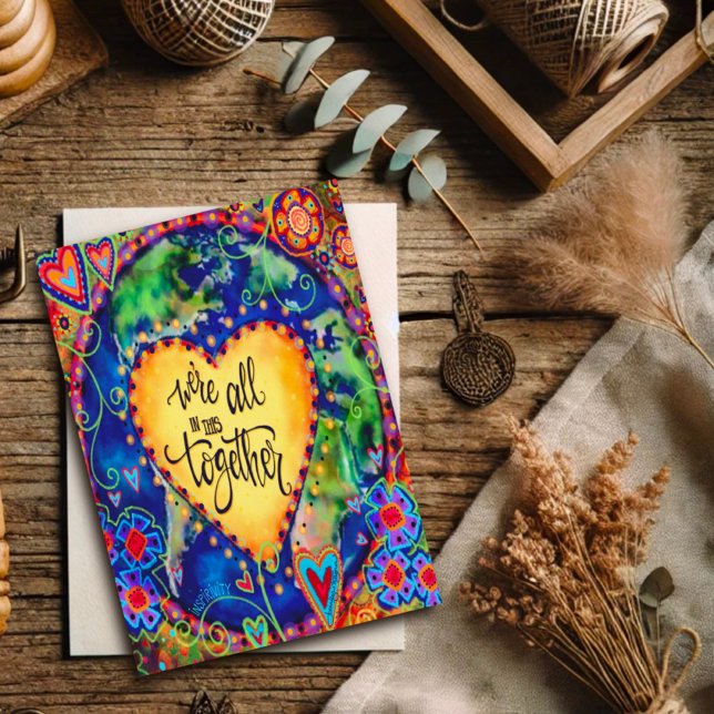 "Wir sind alle zusammen" Inspirivity Karte (Von Creator hochgeladen)
