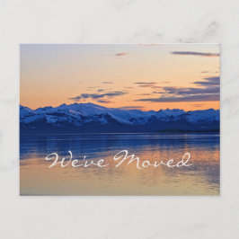 Wir sind an der schönen Küste angekommen! Adressän Ankündigungspostkarte