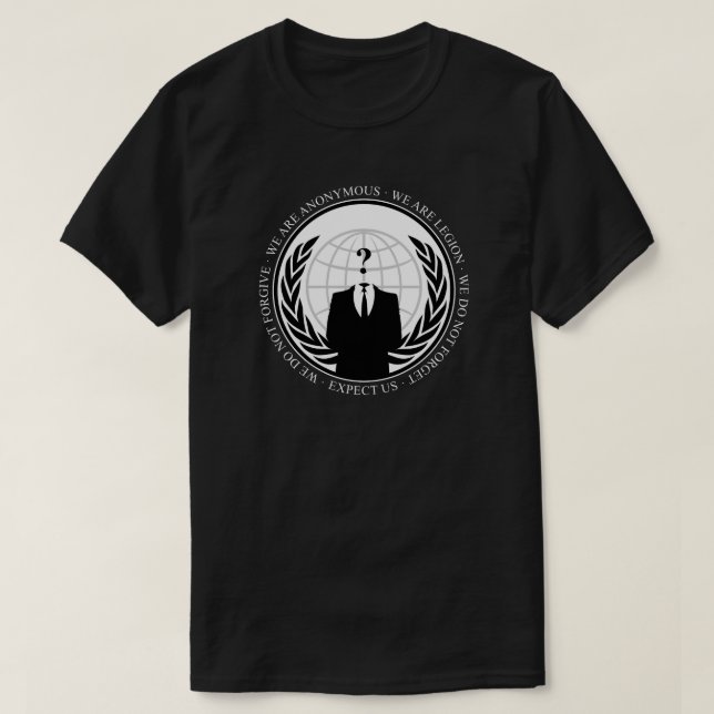 Wir sind Anonymous T-Shirt (Design vorne)