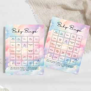 Wir sind auf Cloud 9 Baby Bingo Baby Shower Game