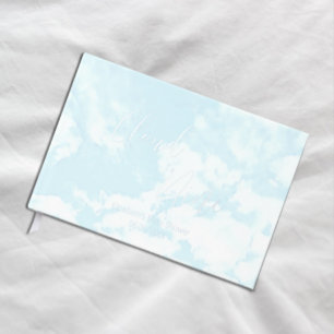 Wir sind auf Cloud Nine Baby Dusche Gästebuch