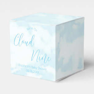 Wir sind auf Cloud Nine Baby Dusche Geschenkschachtel