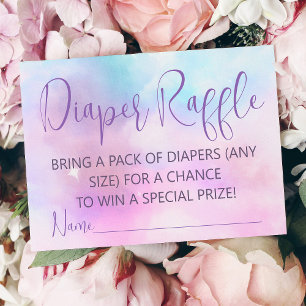 Wir sind auf Cloud Nine Baby Duwer Diaper Raffles Begleitkarte