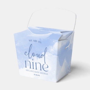 Wir sind auf Cloud Nine Blue Baby Dusche Geschenkschachtel