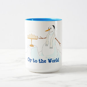 WIR SIND AUF DER WELT! ZWEIFARBIGE TASSE