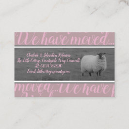 Wir sind auf die Landschaftsschafkarte umgezogen Visitenkarte