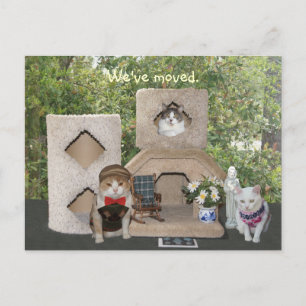 Wir sind auf ein größeres Haus umgezogen Ankündigungspostkarte