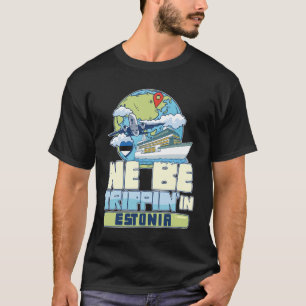 Wir sind Ausflug in Estland Familie Urlaub Reise M T-Shirt