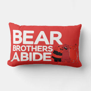 Wir sind Bären - Bärenbrüder leben Lendenkissen