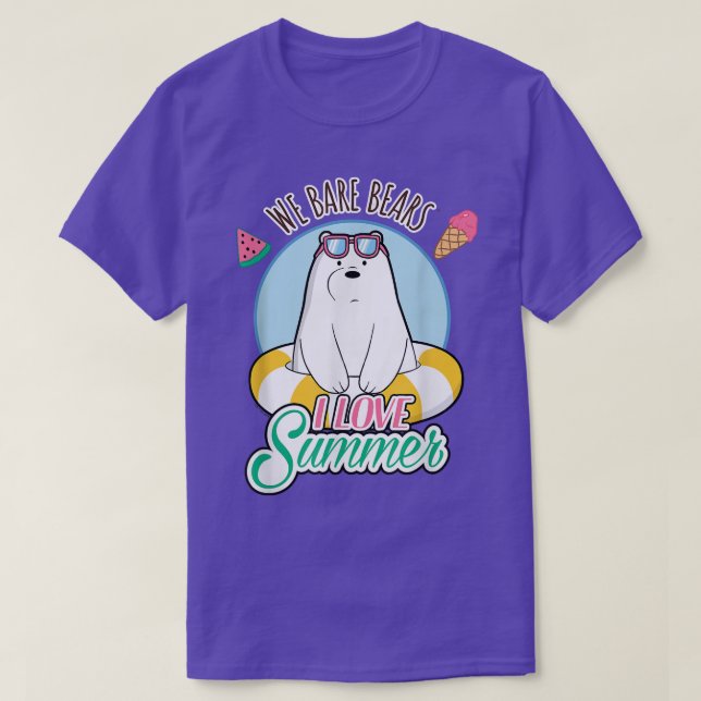 Wir sind Bären Eisbären Lieben Sommer T-Shirt (Design vorne)