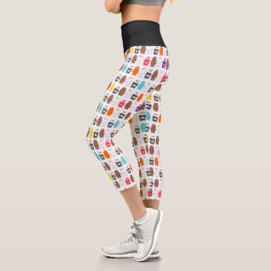 Wir sind Bärenbären bunten Bärenmustern Capri Leggings