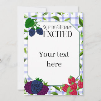 Wir sind "Berry" begeistert Einladung