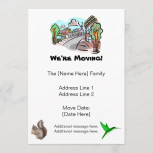 Wir sind bewegliche Mitteilungen Ankündigung