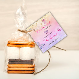 Wir sind bezaubert, Sie mit einer Schmetterlingswa Geschenkanhänger