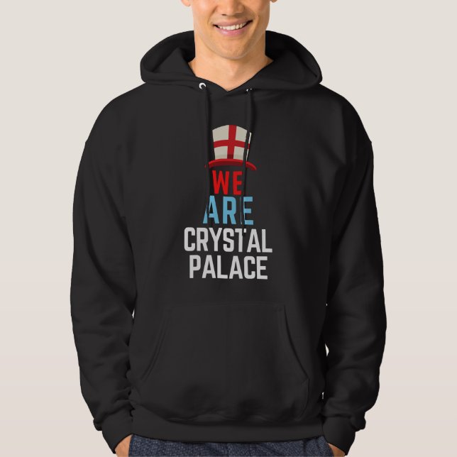 Wir sind Crystal Palace England Flag Sports Hoodie (Vorderseite)