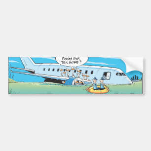 Wir sind danke für das Fliegen gelandet Autoaufkleber