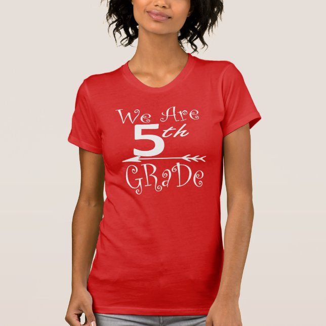 Wir sind der 3. 4. Klasse Squad Lehrer Student B2S T-Shirt (Vorderseite)