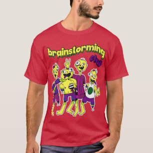 Wir sind der Brainstorming Club Angst Nervous Spoo T-Shirt